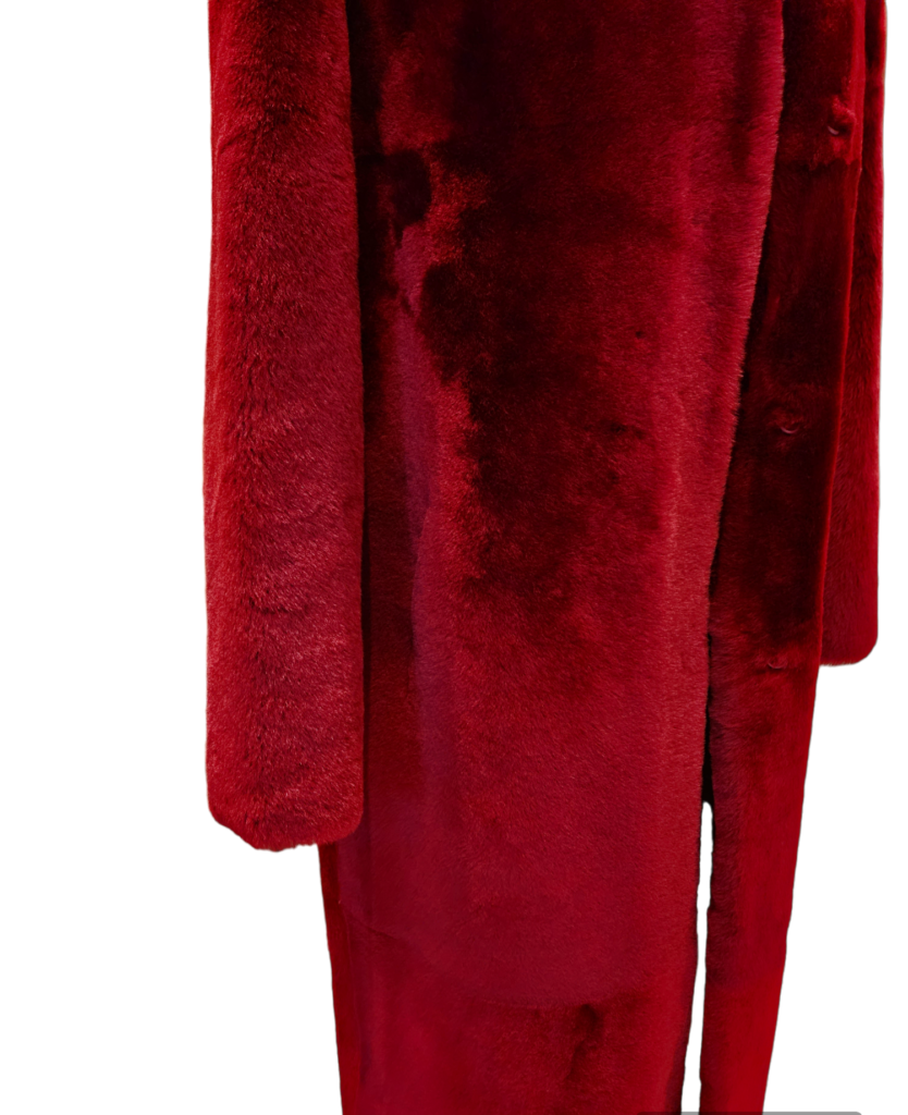 Long shearling overcoat (Reversible) – photo 7