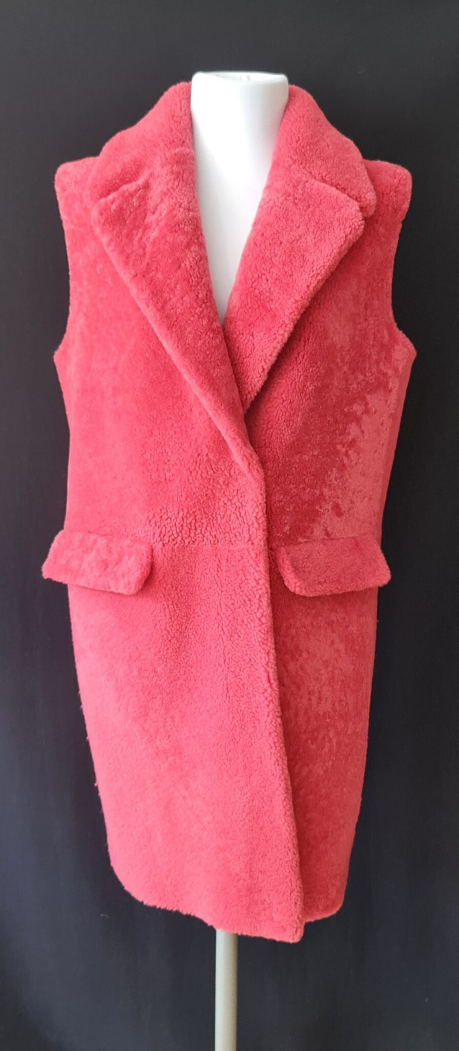 Shearling vest coat (Reversible)