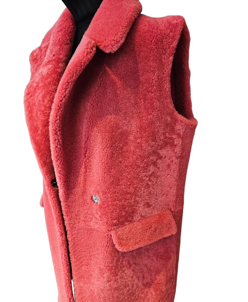 Shearling vest coat (Reversible) – photo 2