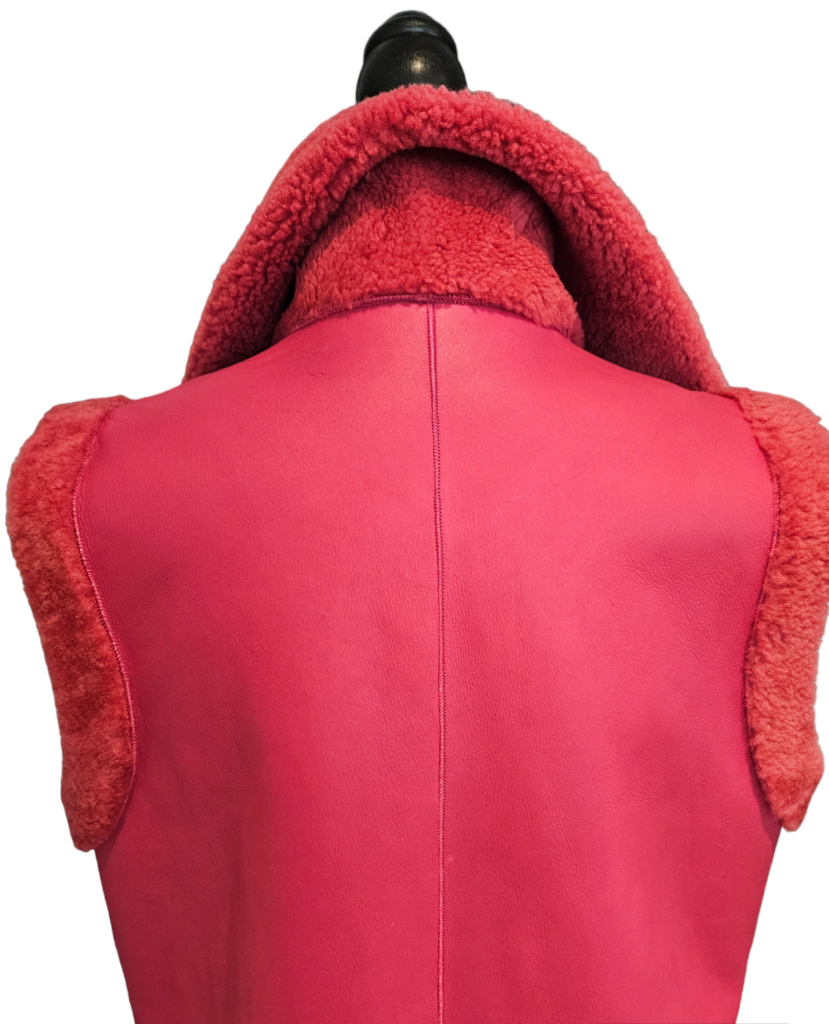 Shearling vest coat (Reversible) – photo 5