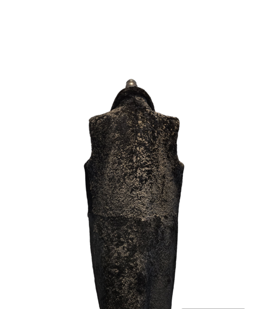 Shearling vest coat (Reversible) – photo 2