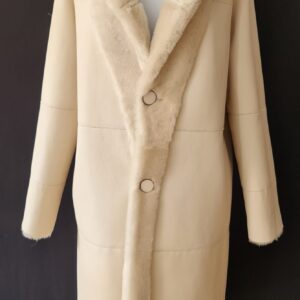 Long shearling overcoat (Reversible)